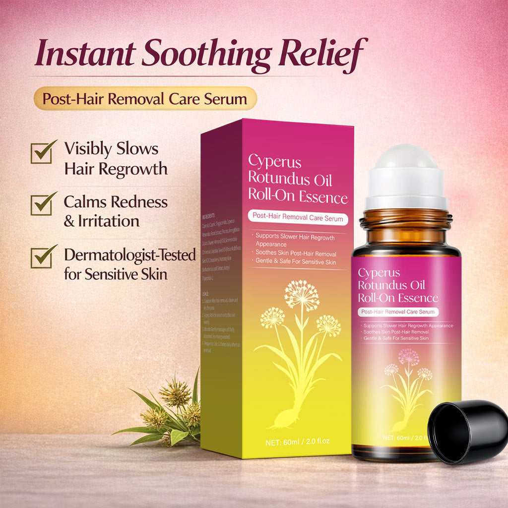 Roll-On Cyperus Rotundus Essential Oil for Hair Removal Care, Moisturizing  Soothing Skin