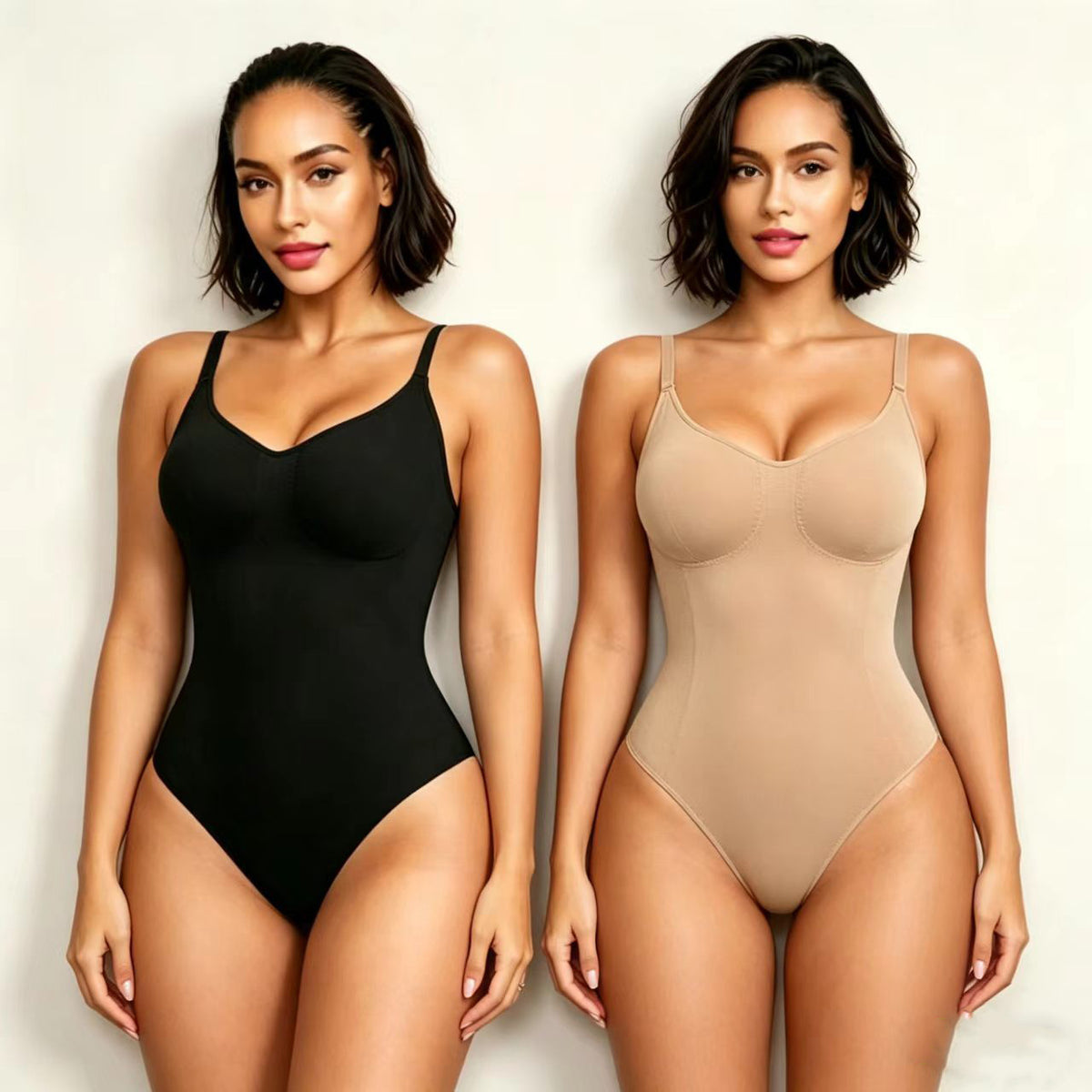 Seamless Skims Style Shapewear Cami, Sleeveless Bodycon Top with Tummy Control &amp; Butt Lift