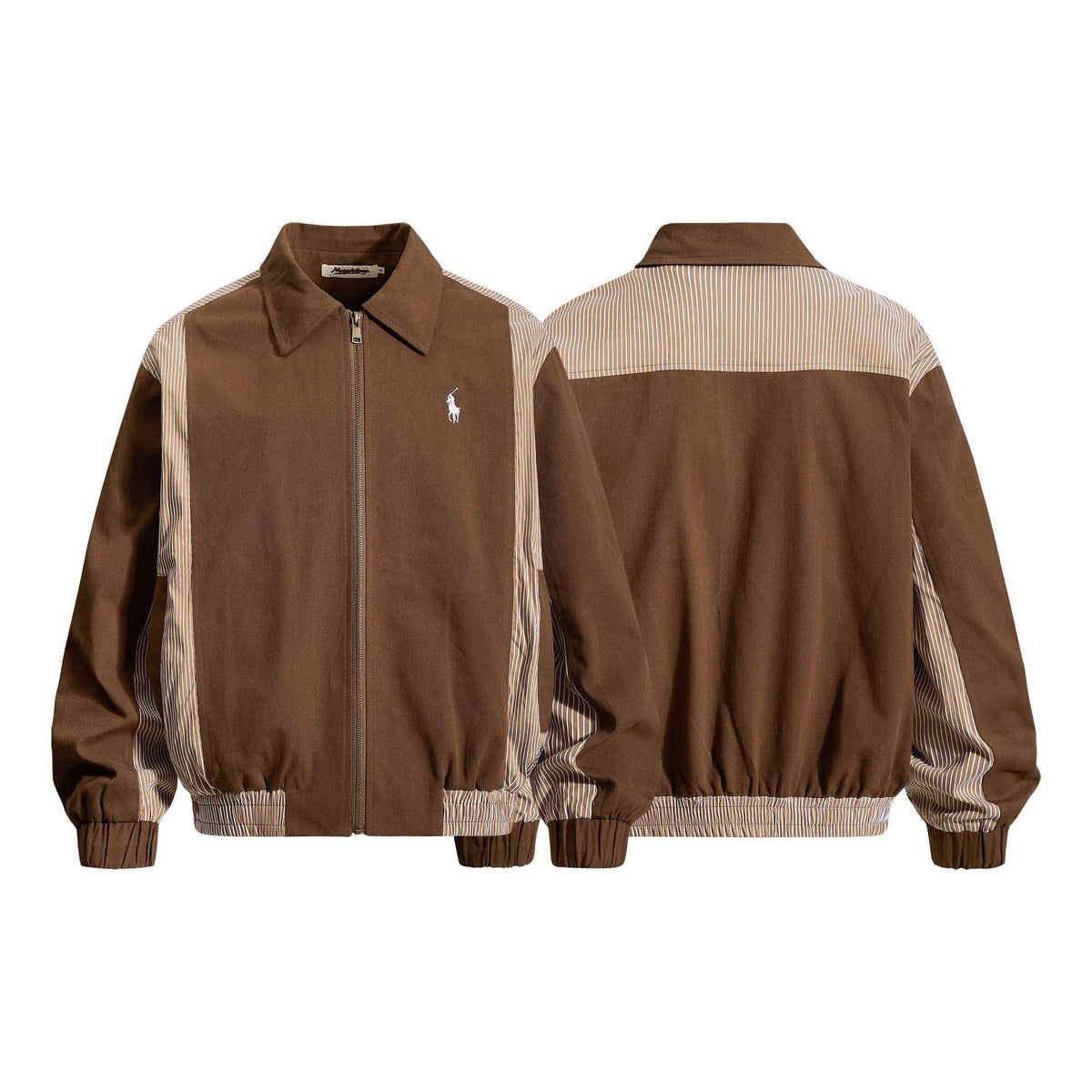 Small Spurs Embroidered Logo Design Jacket