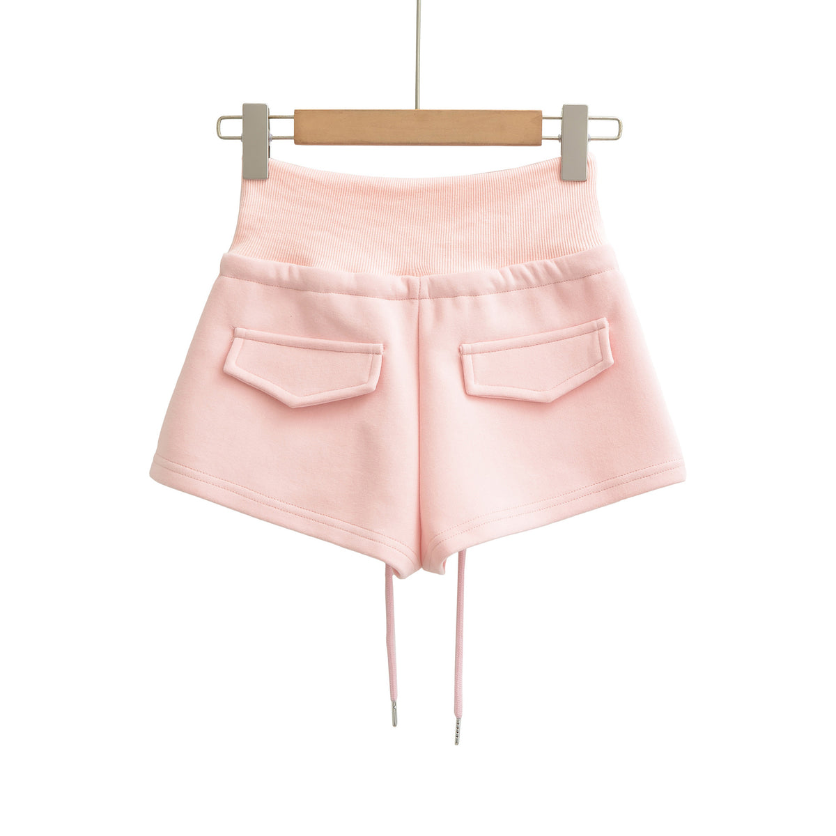 Casual White Shorts for Women, Lightweight High-Waisted A-Line Wide Leg Shorts