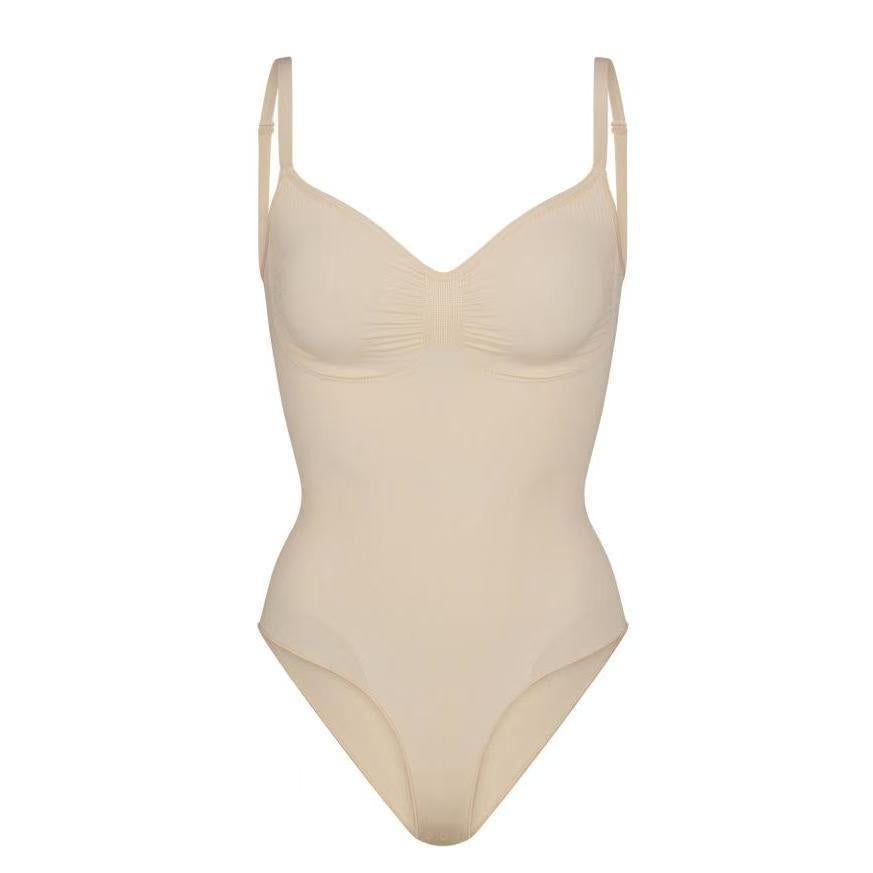 Seamless Skims Style Shapewear Cami, Sleeveless Bodycon Top with Tummy Control &amp; Butt Lift