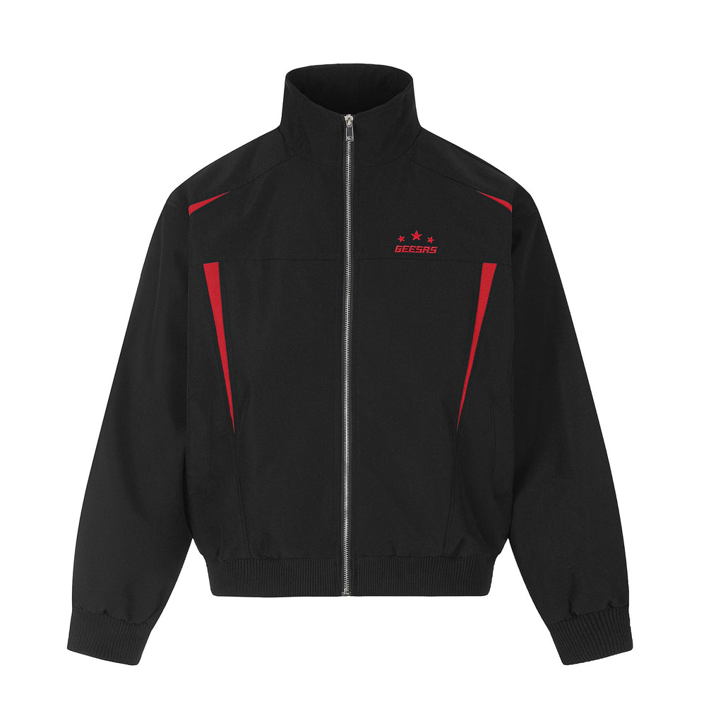 Chest three-star letter design jacket