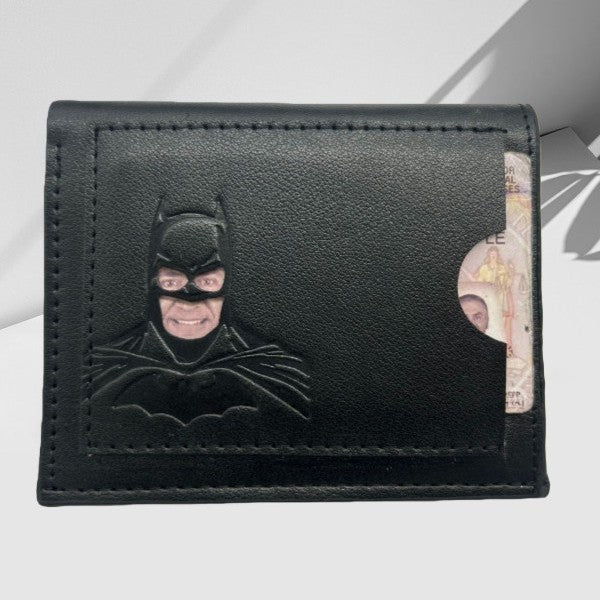 Multi-functional Batman Wallet Men's New Style Factory Direct Sale Business Casual Dual-Use Retro Marvel Multi-pocket Wallet