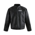 PU leather jacket jacket