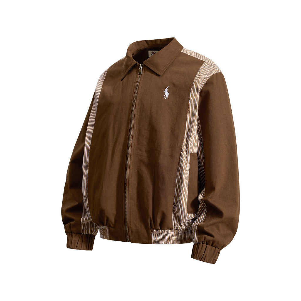 Small Spurs Embroidered Logo Design Jacket