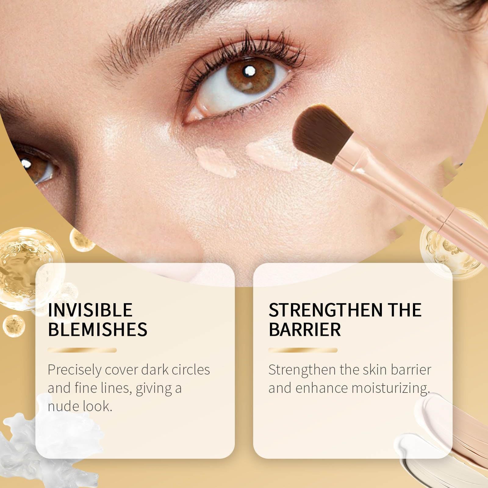 Colored Clay Undereye Corrector - Under-eye Concealer for Dark Circles