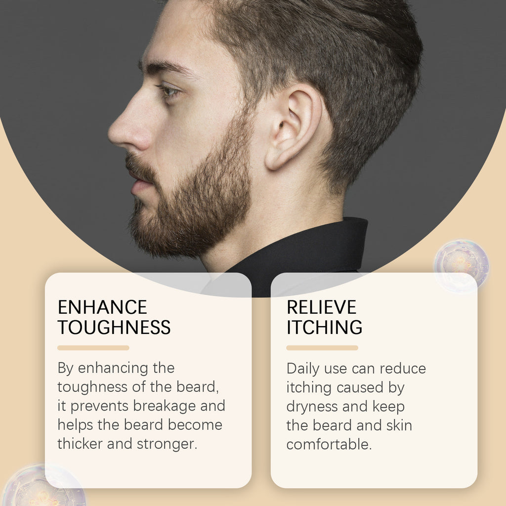 WoodSleep Men's Beard Care Essential Oil Nourishes Shine And Softens Beard Smoothness Care Essential Oil