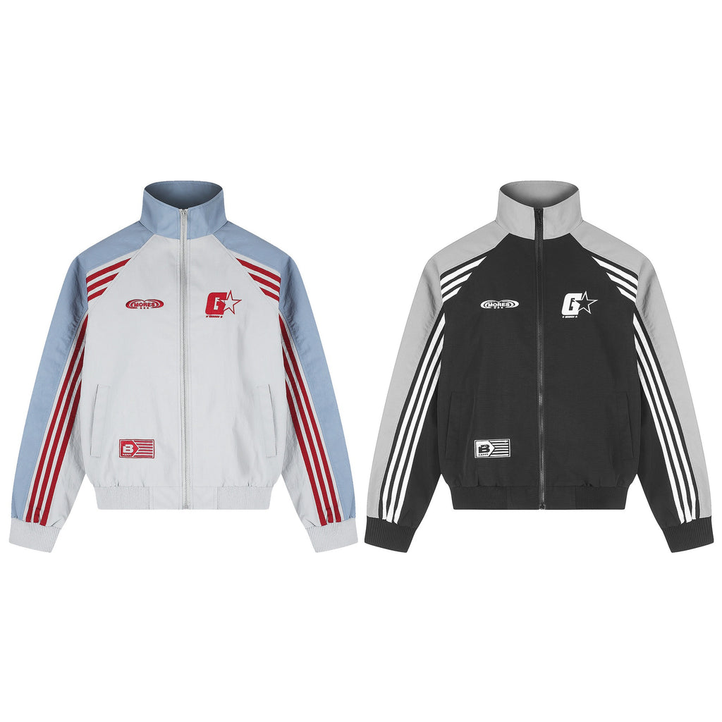 Color blocking design jacket