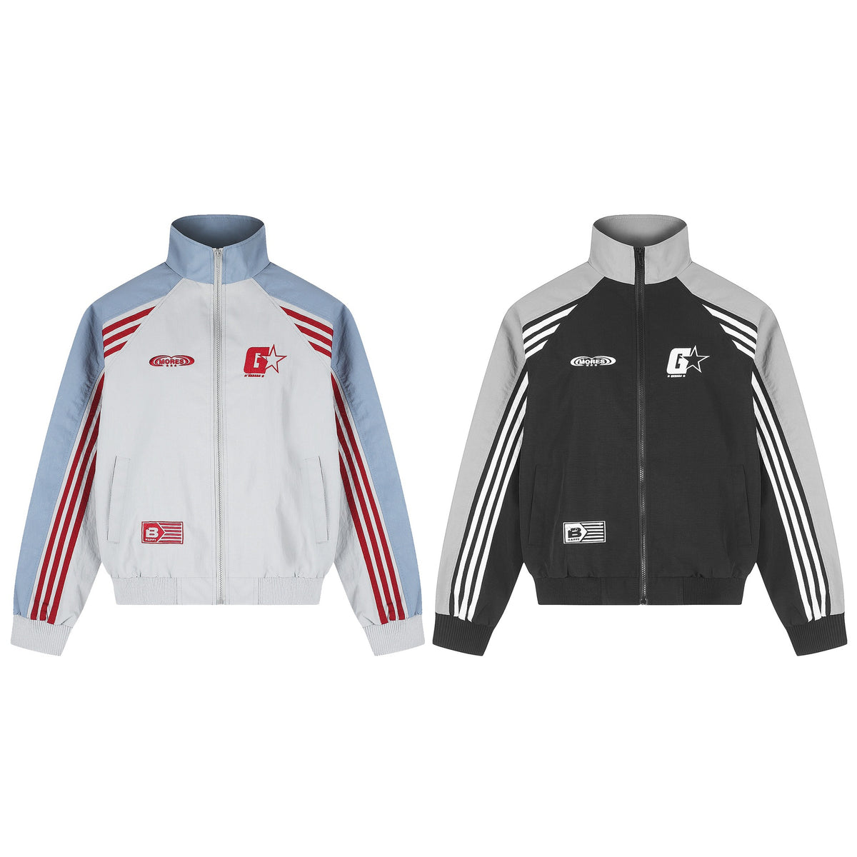 Color blocking design jacket