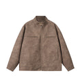 Stand up collar design casual jacket