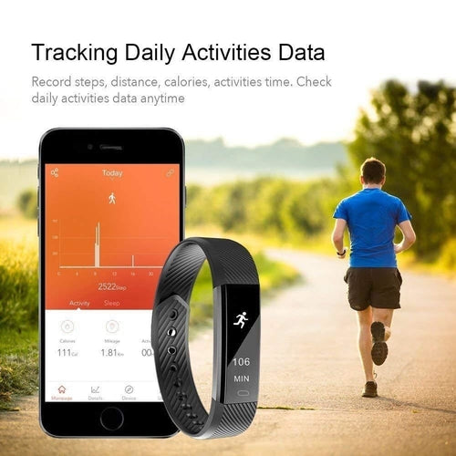 SmartFit Slim Activity Tracker E Monitor Smart Watch Com Extra GRÁTIS