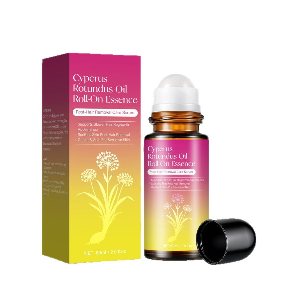 Roll-On Cyperus Rotundus Essential Oil for Hair Removal Care, Moisturizing  Soothing Skin