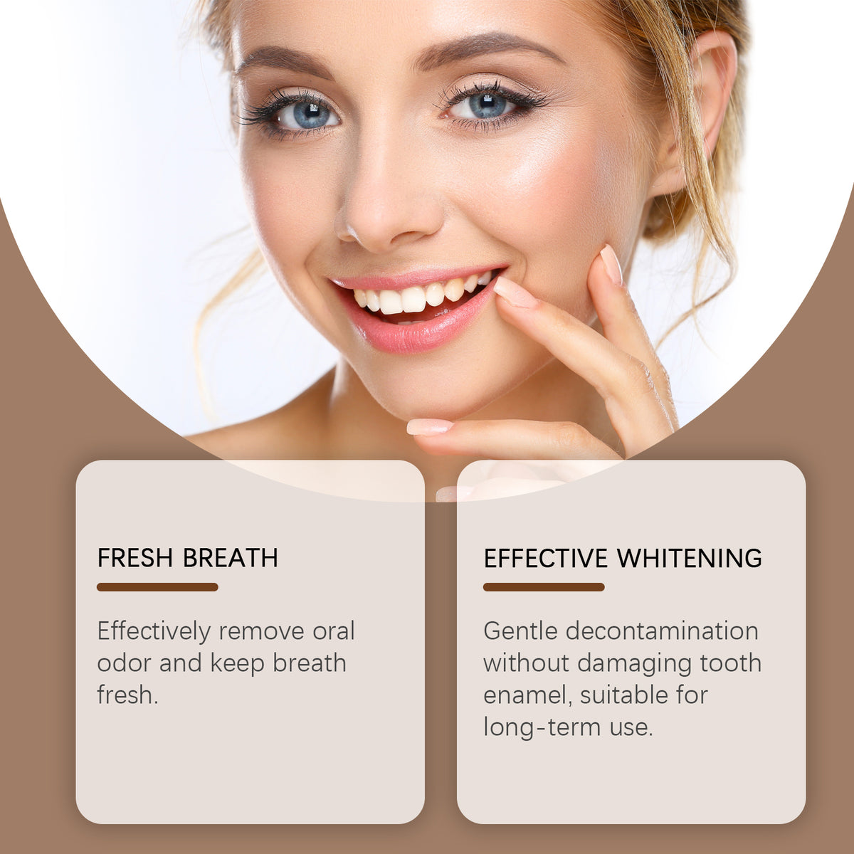 Oralhoe Tangerine Peel Dental Powder Gentle Cleaning Remove Stains Breath Fresh Mouth Care Smile Oral Care