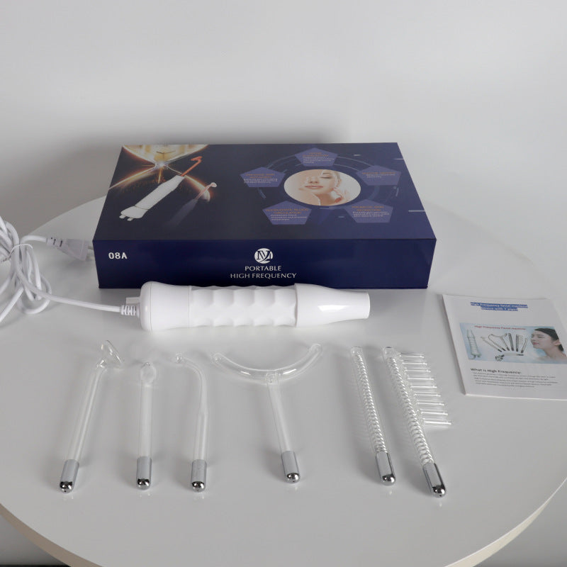 High-Frequency Ozone Therapy Device Portable Handheld Six-in-One Acne Treatment Beauty Instrument