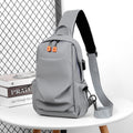 Men's sports chest bag shoulder bag simple men's crossbody bag fashionable small shoulder bag