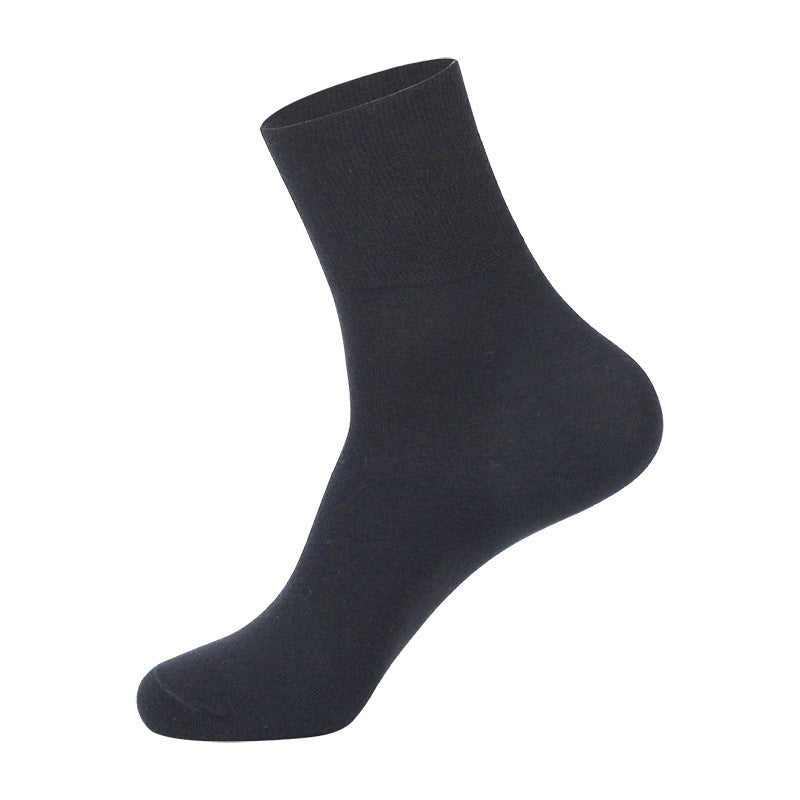 Loose thin style wide mouth thin cotton spring and summer men's cotton socks