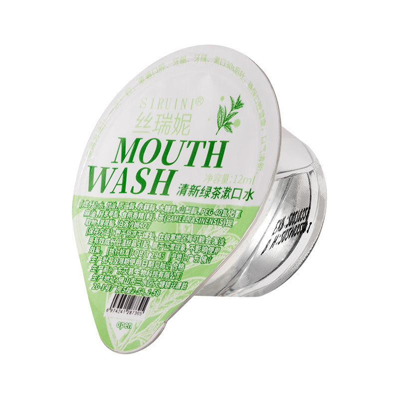 Portable Oral Care Solution in Jelly Cups - Disposable Independent Packaging for Travel and Accommodation