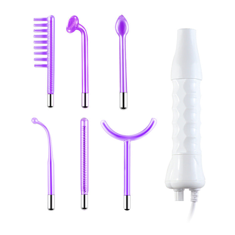 High-Frequency Ozone Therapy Device Portable Handheld Six-in-One Acne Treatment Beauty Instrument