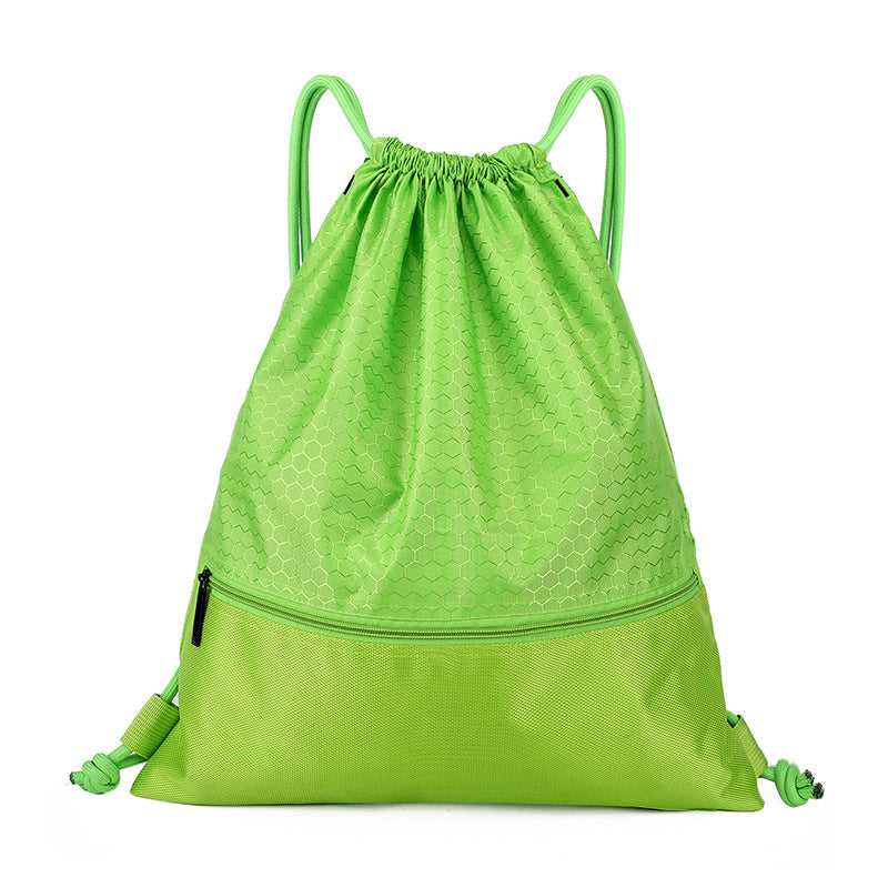 Waterproof drawstring bag for outdoor fitness and sports, men's and women's backpack