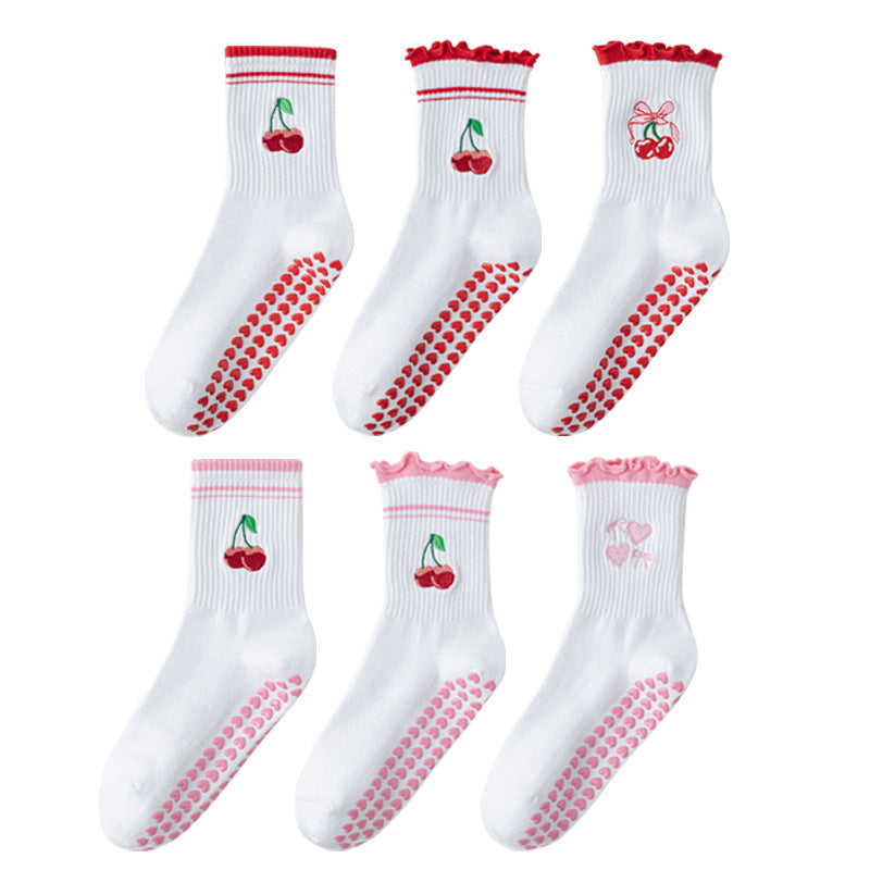 White yoga socks for women and adults