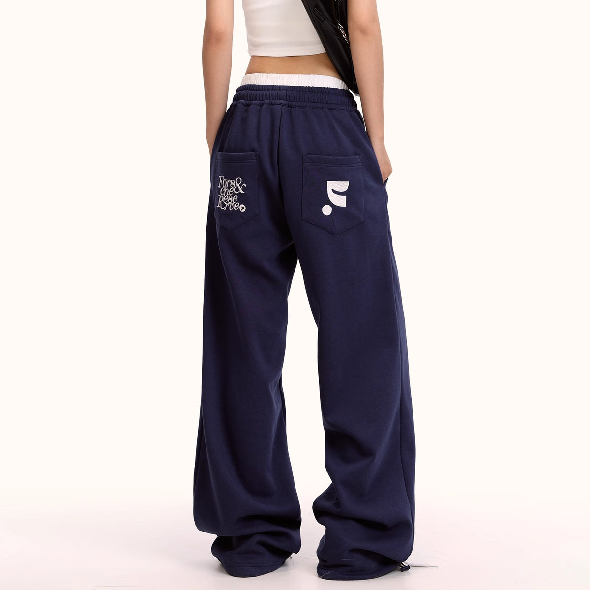 Street Dance Fashion Brand Retro Casual Pants Men Spring Autumn Loose Straight Leg Sport Sweatpants Drape Wide Leg Long Pants