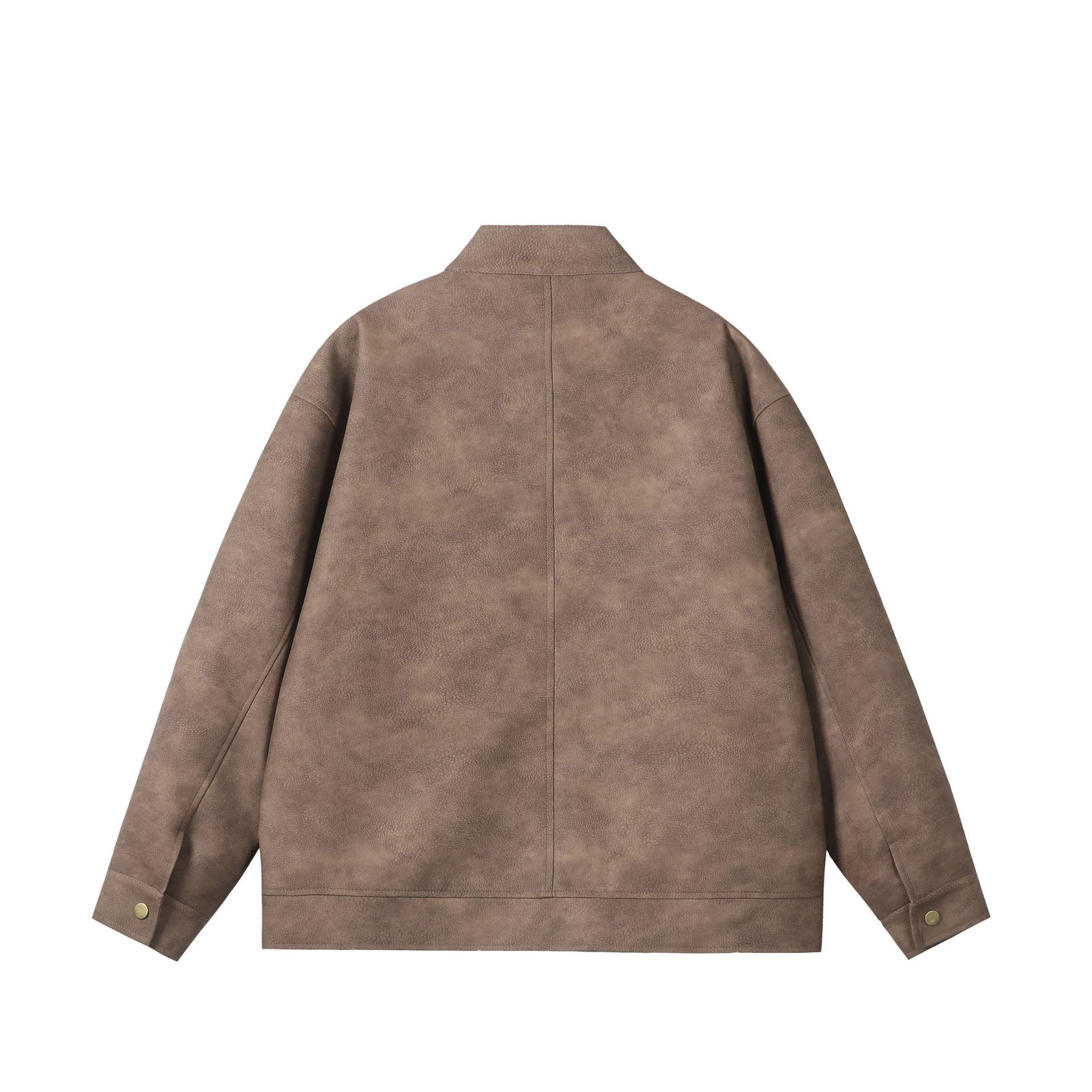 Stand up collar design casual jacket