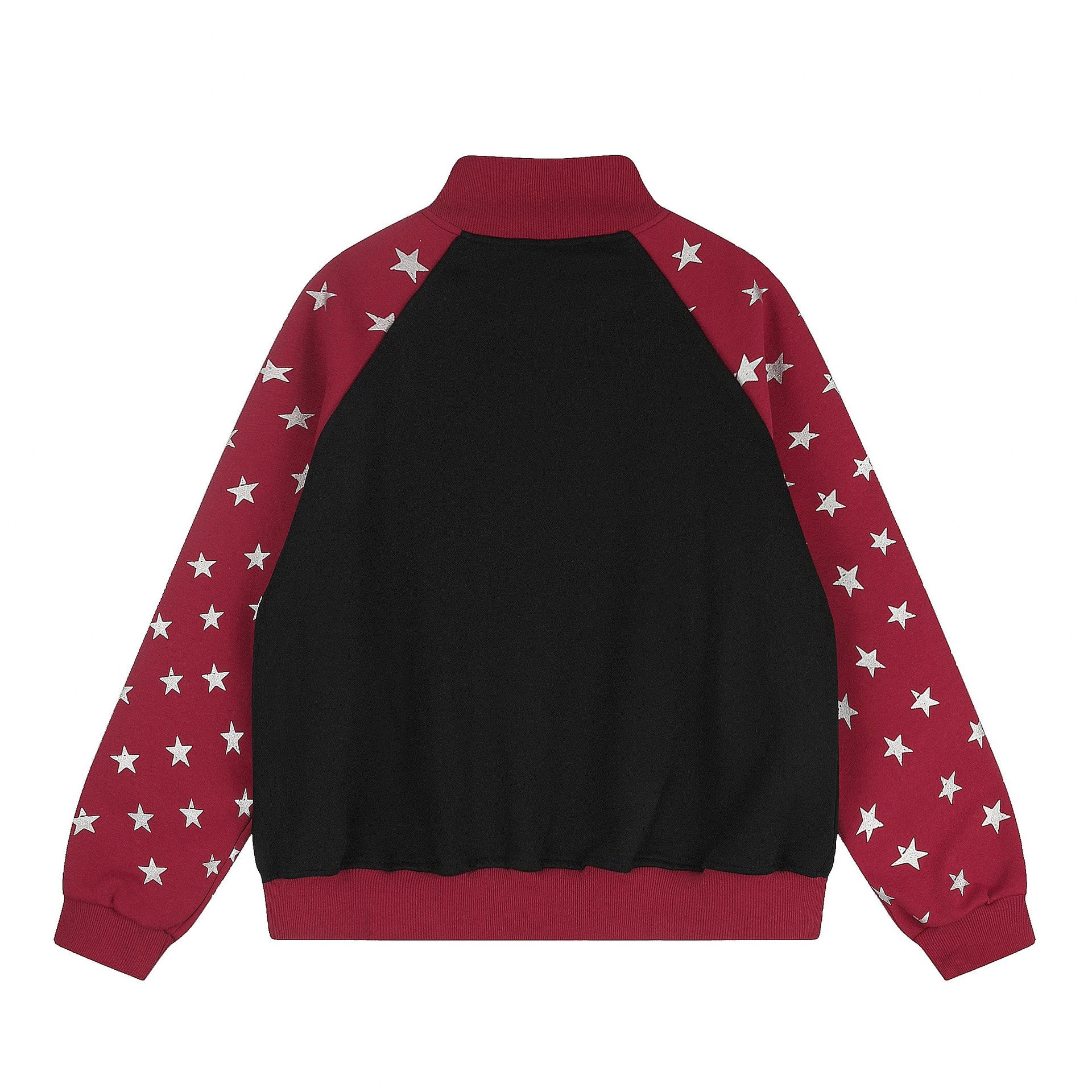 Full printed star shoulder design jacket