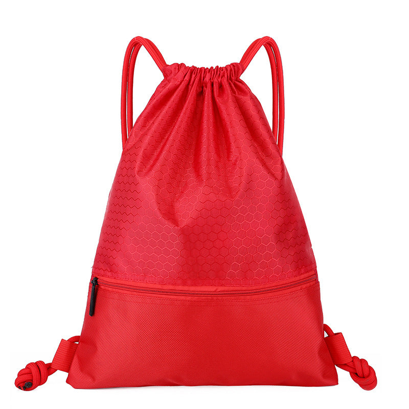 Waterproof drawstring bag for outdoor fitness and sports, men's and women's backpack