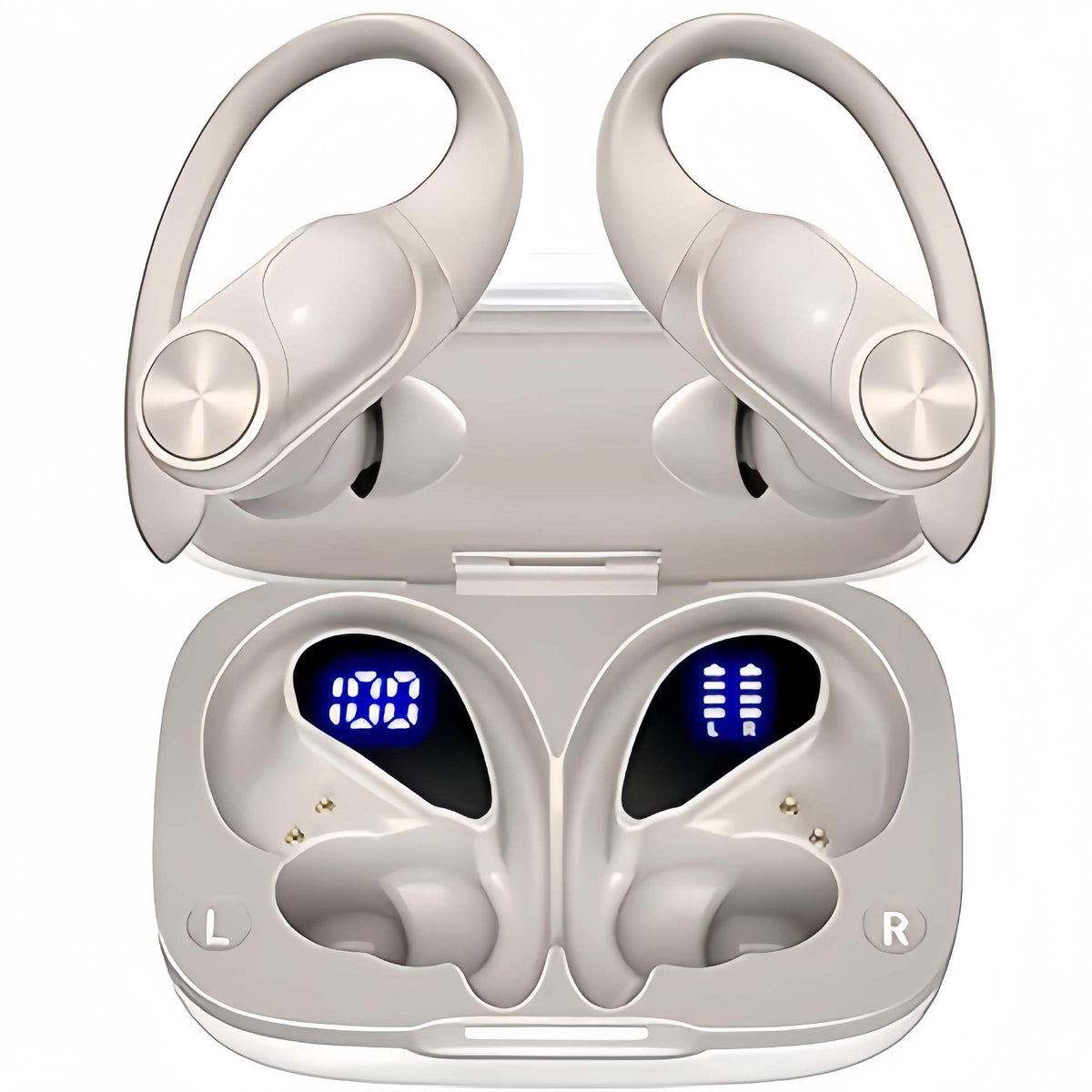 Wireless Bluetooth Long Range Sports Running Noise cancelling Earbuds
