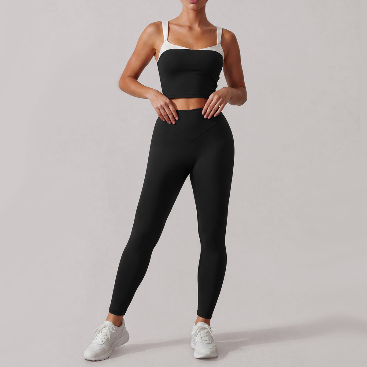 Summer Fitness Yoga Suit Set for Women, Quick-Dry Running High-Waisted Butt-Lifting Shaping Workout Wear