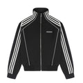 Geometric line stand up collar design jacket