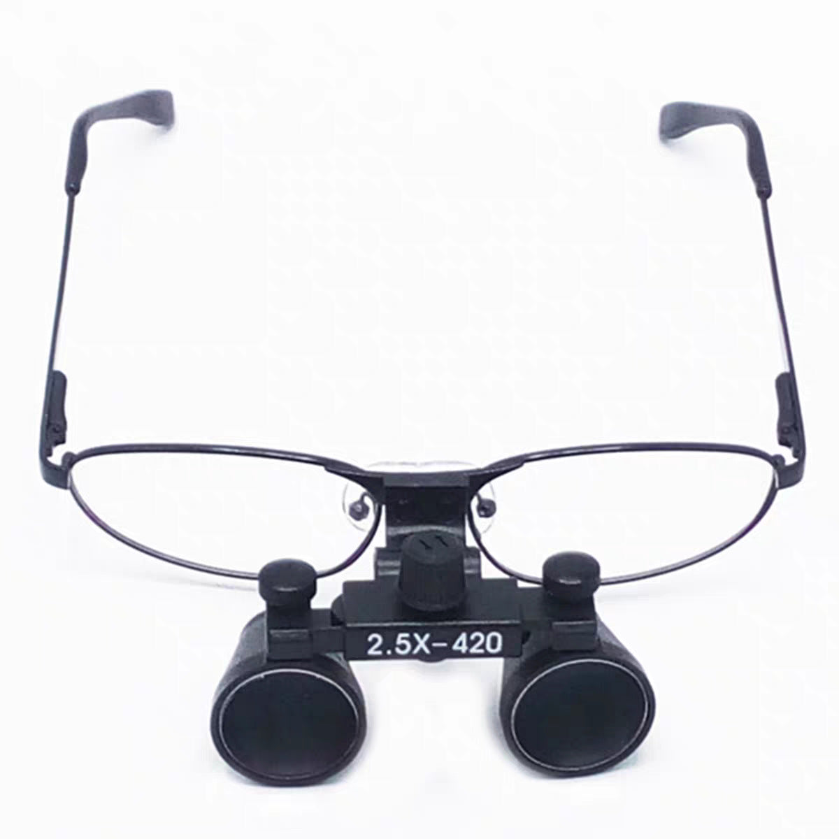 8X Binocular Head-Mounted Optical Loupes for Dental Surgical Procedures