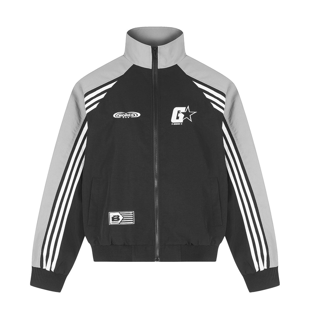 Color blocking design jacket
