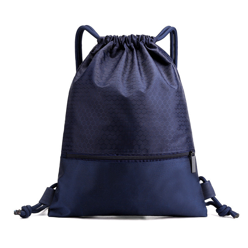 Waterproof drawstring bag for outdoor fitness and sports, men's and women's backpack