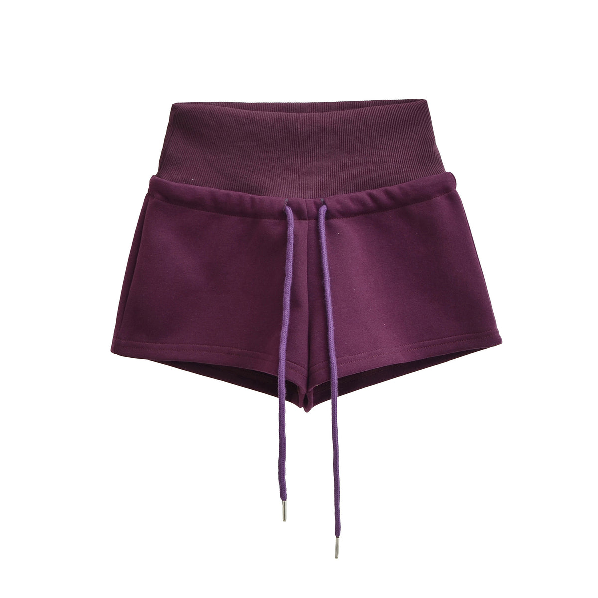 Casual White Shorts for Women, Lightweight High-Waisted A-Line Wide Leg Shorts