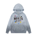 Gradient tie dye pullover sweater