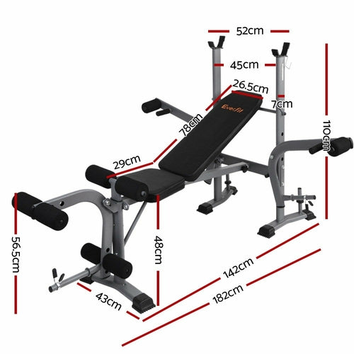 Banco de Musculação Multifuncional Everfit 7 em 1