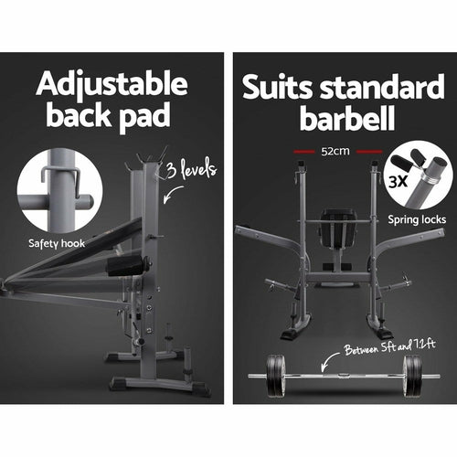 Banco de Musculação Multifuncional Everfit 7 em 1