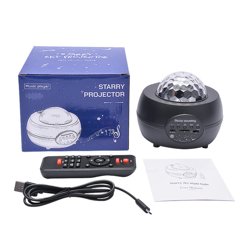 Projetor Galáxia LED com Bluetooth e Coluna Integrada 🌌✨