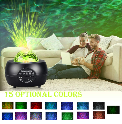 Projetor Galáxia LED com Bluetooth e Coluna Integrada 🌌✨