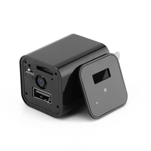 Carregador USB com câmara oculta HD 1080P para segurança doméstica