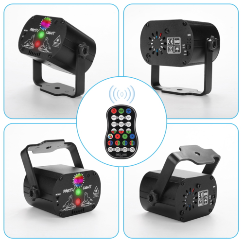 Mini Projetor LED Laser RGB - Efeitos de Discoteca
