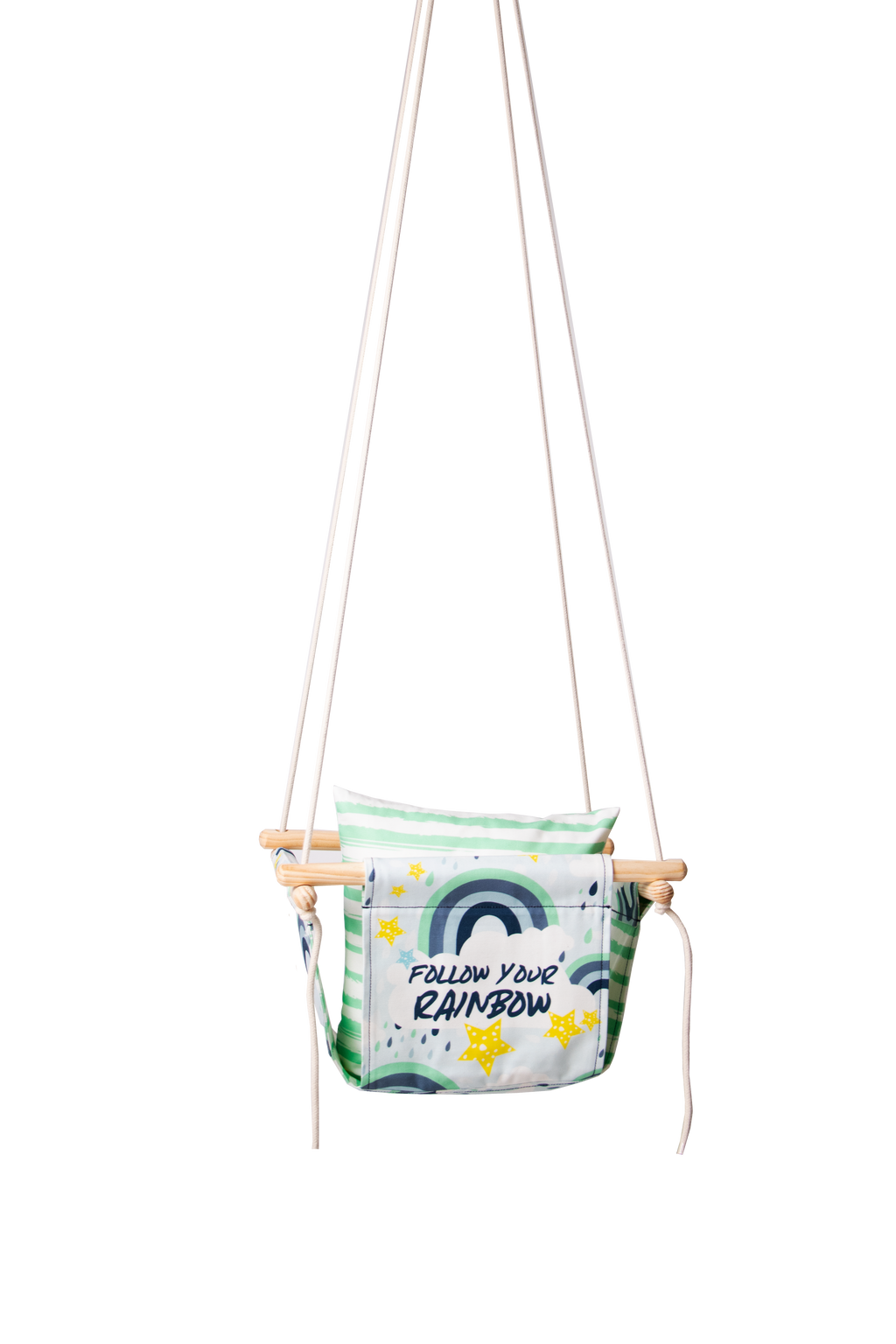 Siga o seu arco-íris BLUE BabySwing